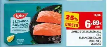 Continente Lombos de Salmão 250g promoção