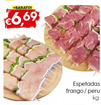 Bolama Espetadas frango/ peru 1kg promoção
