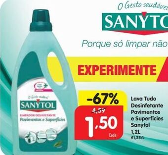 Minipreço Desinfetante sanytol promoção