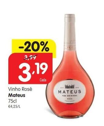 Minipreço Vinho rosé mateus promoção