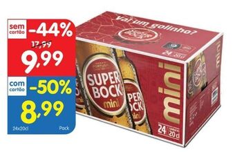 Minipreço Cerveja super bock promoção