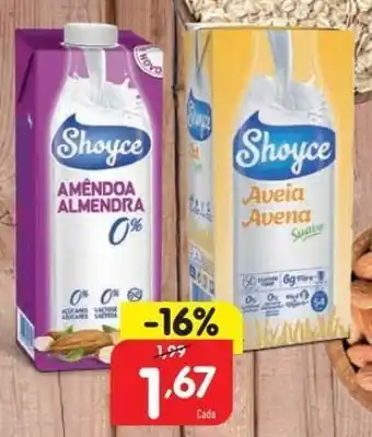 Minipreço Leite bio shoyce promoção