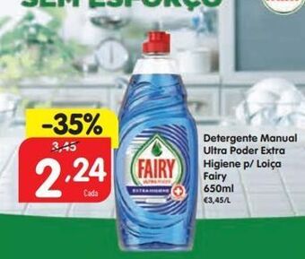 Minipreço Detergente lavalouça fairy promoção