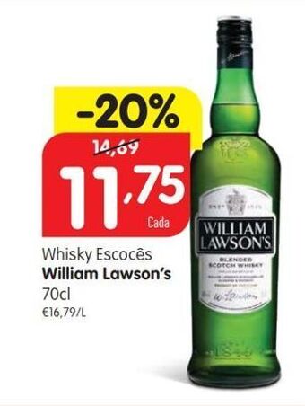 Minipreço Uísque william lawson's promoção