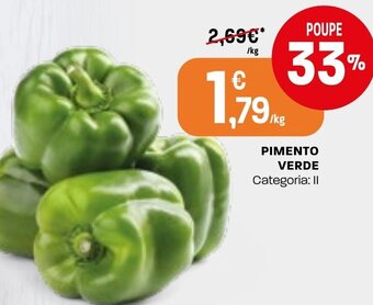 Intermarché Pimento Verde promoção