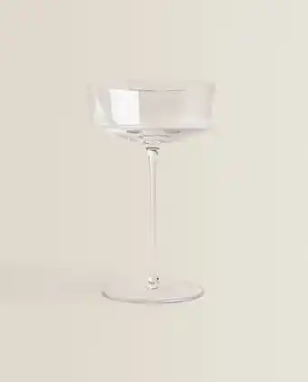 ZARA HOME Cálice de espumante vidro cristalino soprado promoção