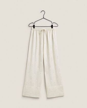 ZARA HOME Calças cetim jacquard promoção