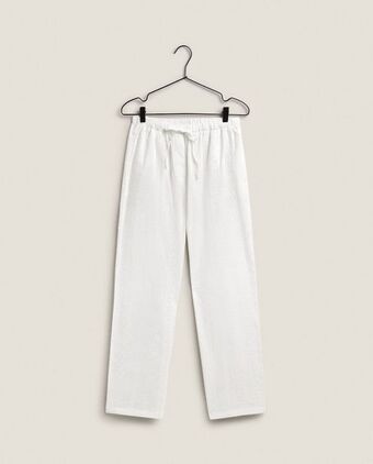 ZARA HOME Calças bordado algodão promoção