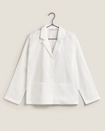 Camisa bordada algodão