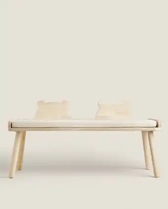 ZARA HOME Banco madeira ursinho promoção