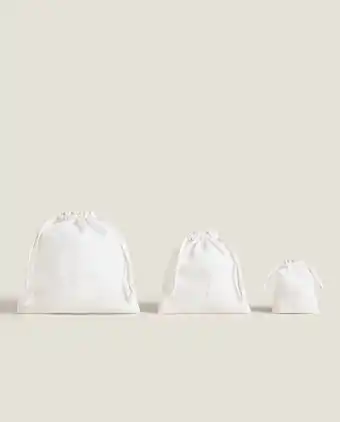 ZARA HOME Saco bordado flor promoção