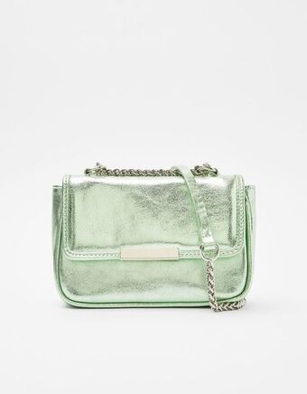Bershka Bolsa mini metalizada promoção