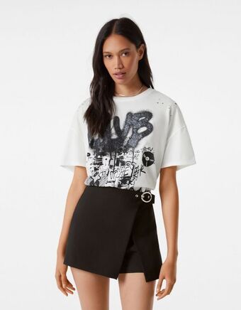 Bershka Skort fivelas promoção