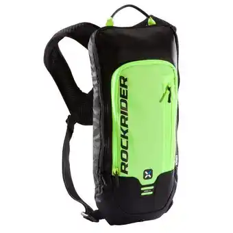 Mochila de hidratação btt 500 3l amarelo néon