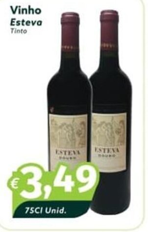 Roque Supermercados Vinho Esteva promoção