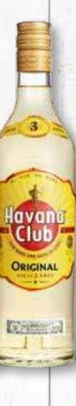 Recheio Rum havana club promoção