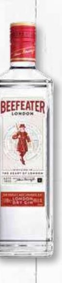 Recheio Gin beefeater promoção