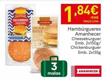 Recheio Hambúrguer amanhecer promoção