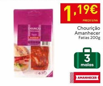 Recheio Chouriço amanhecer promoção