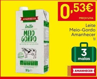 Recheio Leite amanhecer promoção