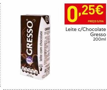 Recheio Achocolatado gresso promoção