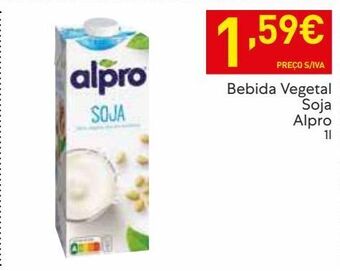 Recheio Bebida de soja alpro promoção