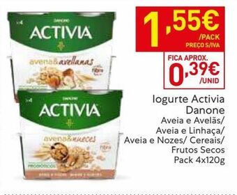 Recheio Iogurte activia promoção
