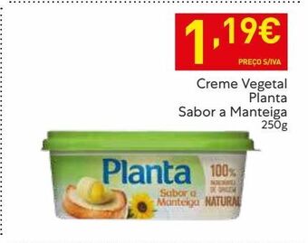 Recheio Margarina vegetal planta promoção
