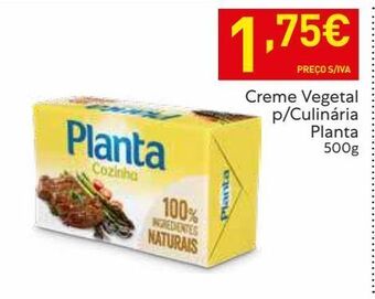 Recheio Margarina vegetal planta promoção