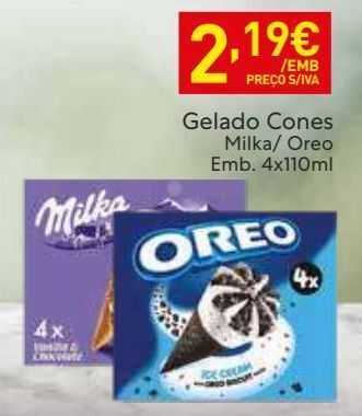 Recheio Gelados oreo promoção