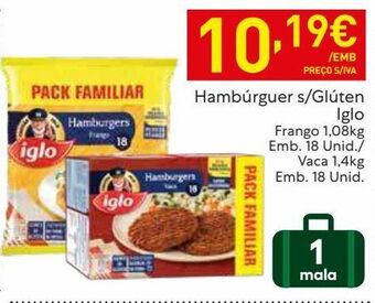 Recheio Hambúrguer iglo promoção