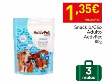 Recheio Ração para cães activpet promoção
