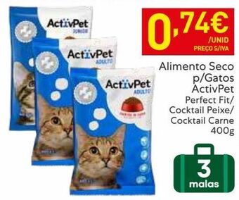 Recheio Ração para gatos activpet promoção