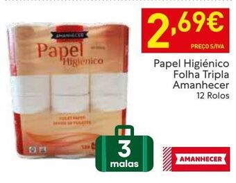 Papel higiênico amanhecer