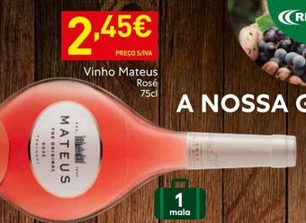 Recheio Vinho rosé mateus promoção