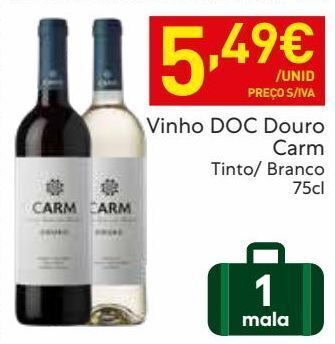 Recheio Vinhos carm promoção