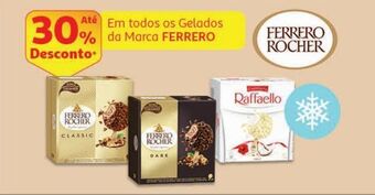 Auchan Gelado ferrero rocher promoção