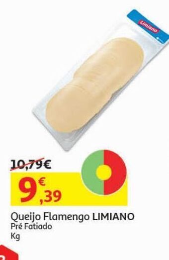 Auchan Queijo flamengo limiano:pre fatiado kg promoção