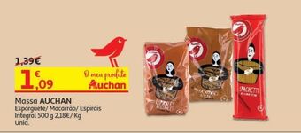 Auchan Massa auchan promoção