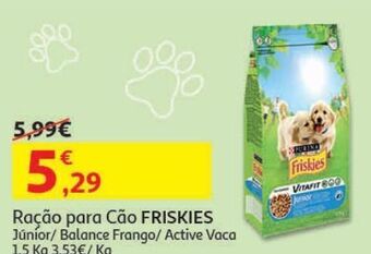 Auchan Ração cão friskies promoção