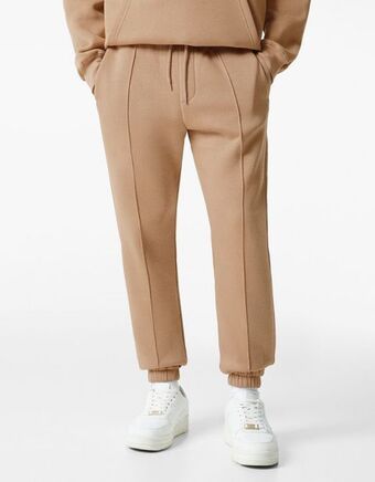 Bershka Calças felpa jogger promoção