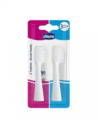 Prénatal Chicco cabeças de escova de dentes elétrica 2 pcs - chicco promoção