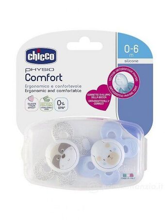 Prénatal Chupeta bebê conforto silicone 0-6m 2 peças chicco - chicco promoção