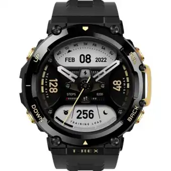Tek4life Smartwatch amazfit t-rex 2 1.39" preto e dourado promoção