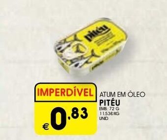 Atum em lata pitéu