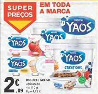 Iogurte grego yaos