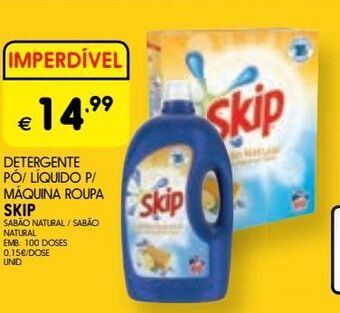 Detergente líquido skip