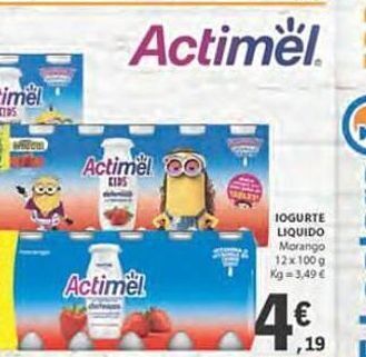 E.Leclerc Iogurte actimel promoção