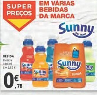 E.Leclerc Bebidas sunny promoção