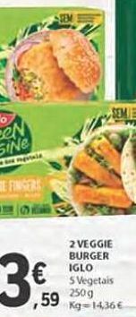 Comida vegetariana iglo